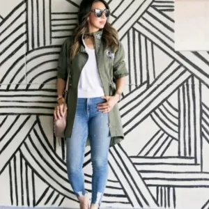 Cabi Hanson Anorak Military Utility Embellished Jacket XXS