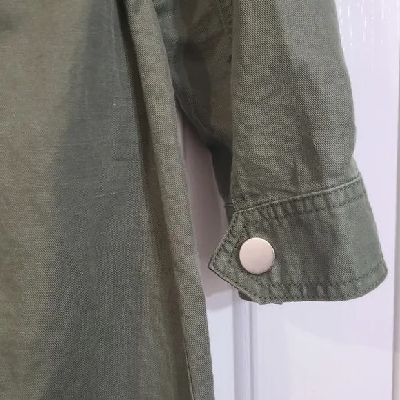 Cabi Hanson Anorak Military Utility Embellished Jacket XXS