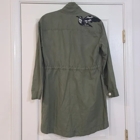 Cabi Hanson Anorak Military Utility Embellished Jacket XXS