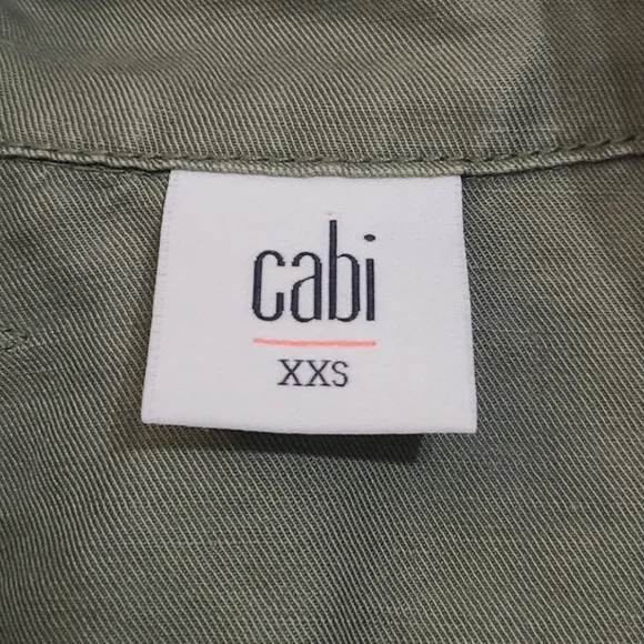 Cabi Hanson Anorak Military Utility Embellished Jacket XXS
