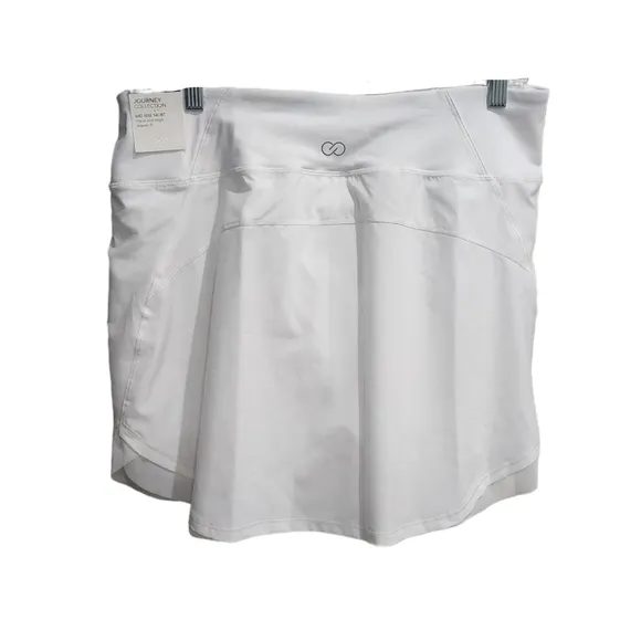 CALIA Tulip Hem Skort Pure White Golf Tennis Skirt