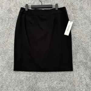 Calvin Klein Suit Skirt 12 Petite Classic Fit Straight Lux Minimalist Corporate