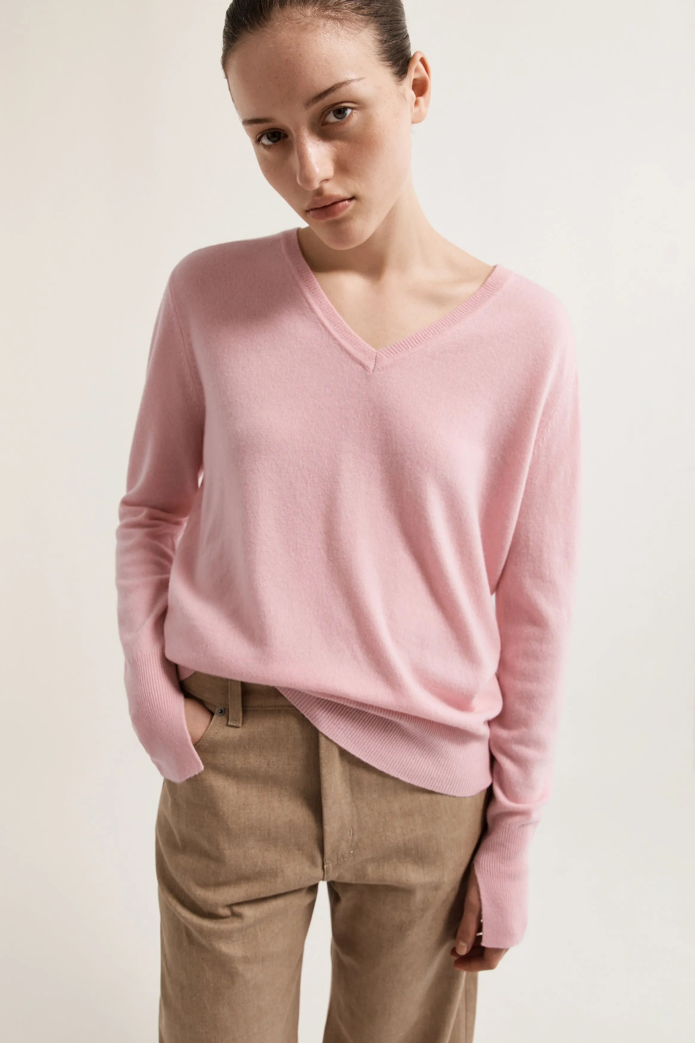 Cashmere V Neck Sweater