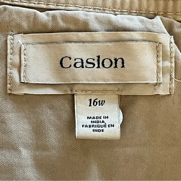 Caslon Women’s Utility Jacket Tan Size 16W