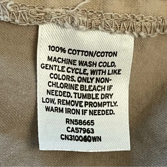 Caslon Women’s Utility Jacket Tan Size 16W