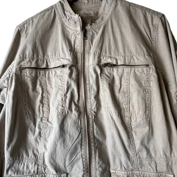 Caslon Women’s Utility Jacket Tan Size 16W
