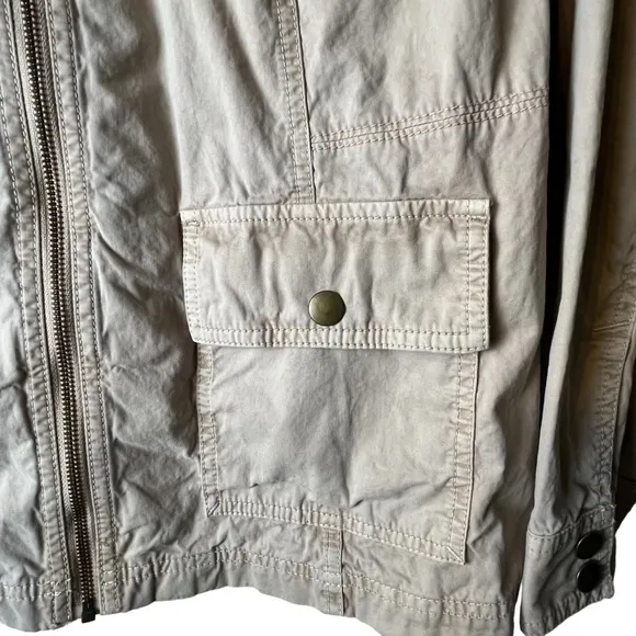 Caslon Women’s Utility Jacket Tan Size 16W