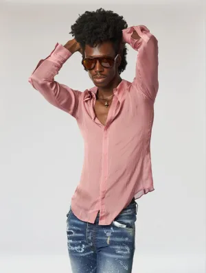 CHANTAL SILK SHIRT IN PINK - Man