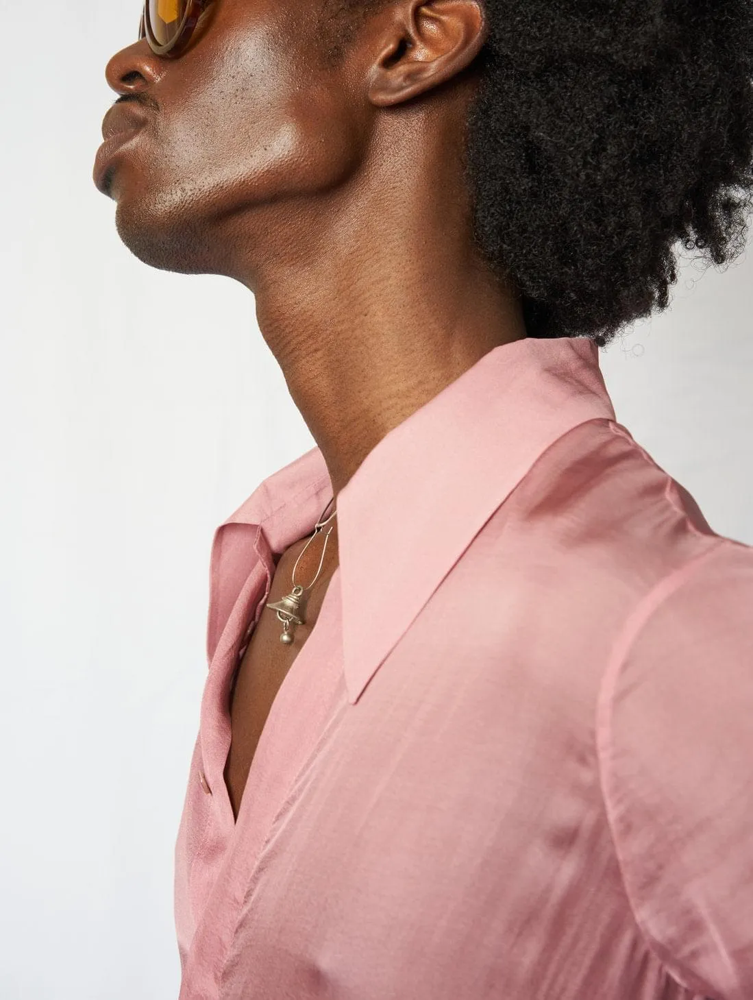 CHANTAL SILK SHIRT IN PINK - Man