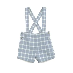 Checkered Shorts With Straps