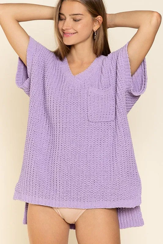 Chenille Pullover Sweater by POL