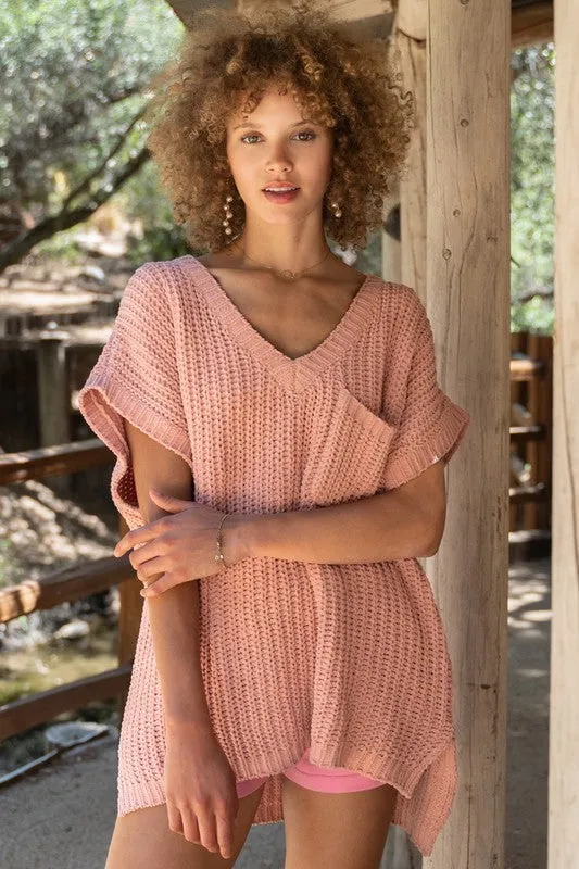 Chenille Pullover Sweater by POL