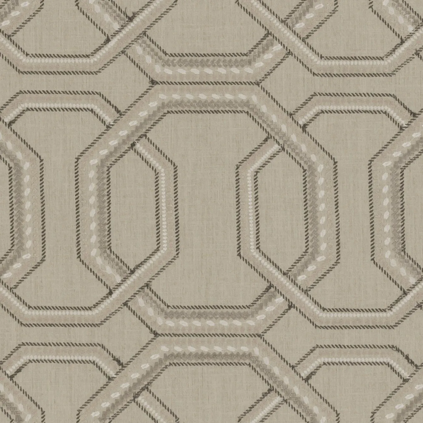 CLARKE & CLARKE Repeat Linen Table