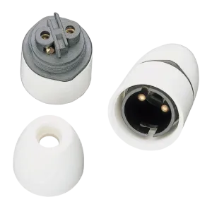 Click PRC011 T2 BC 10mm Thread Entry Cordgrip Lampholder Straight Skirt