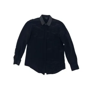Club Monaco silk oversized button up - x-small