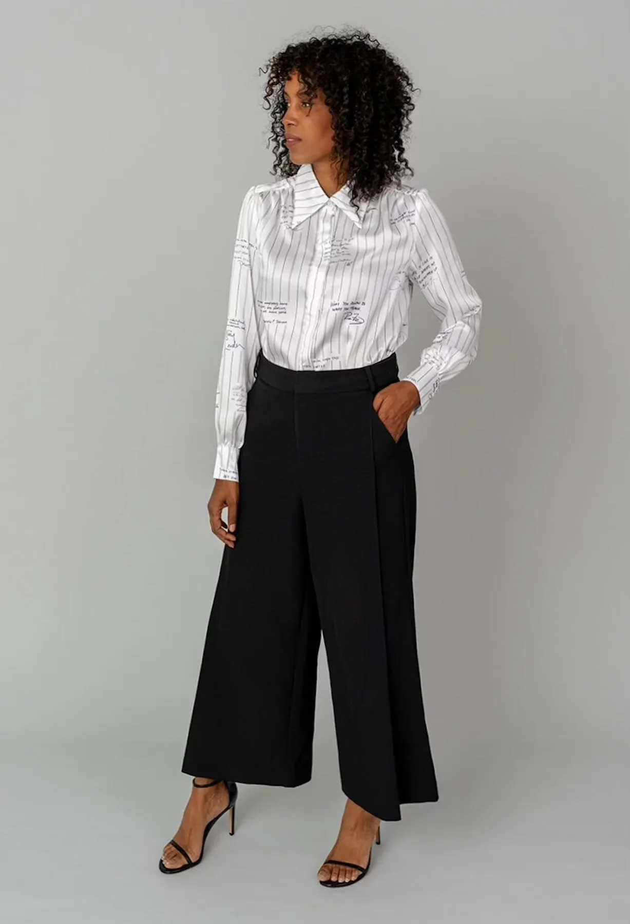 CORAZON BUTTON-DOWN BLOUSE