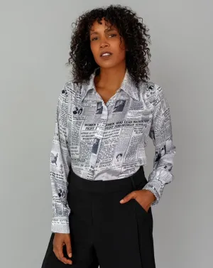 CORAZON BUTTON-DOWN BLOUSE