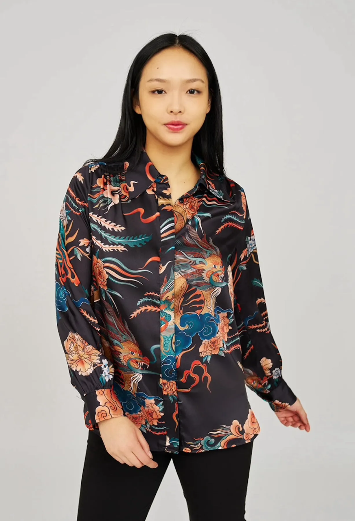 CORAZON BUTTON-DOWN BLOUSE
