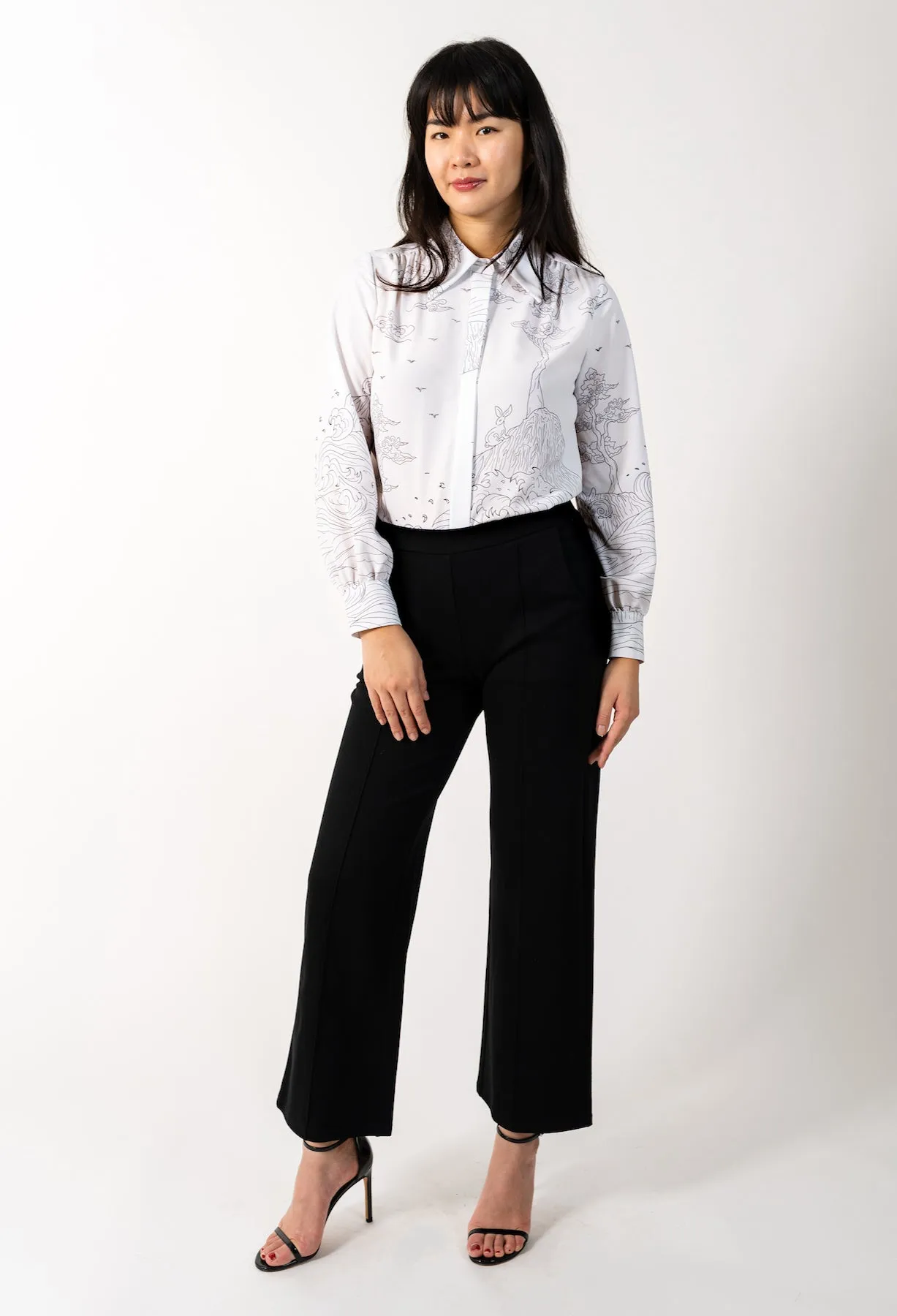 CORAZON BUTTON-DOWN BLOUSE