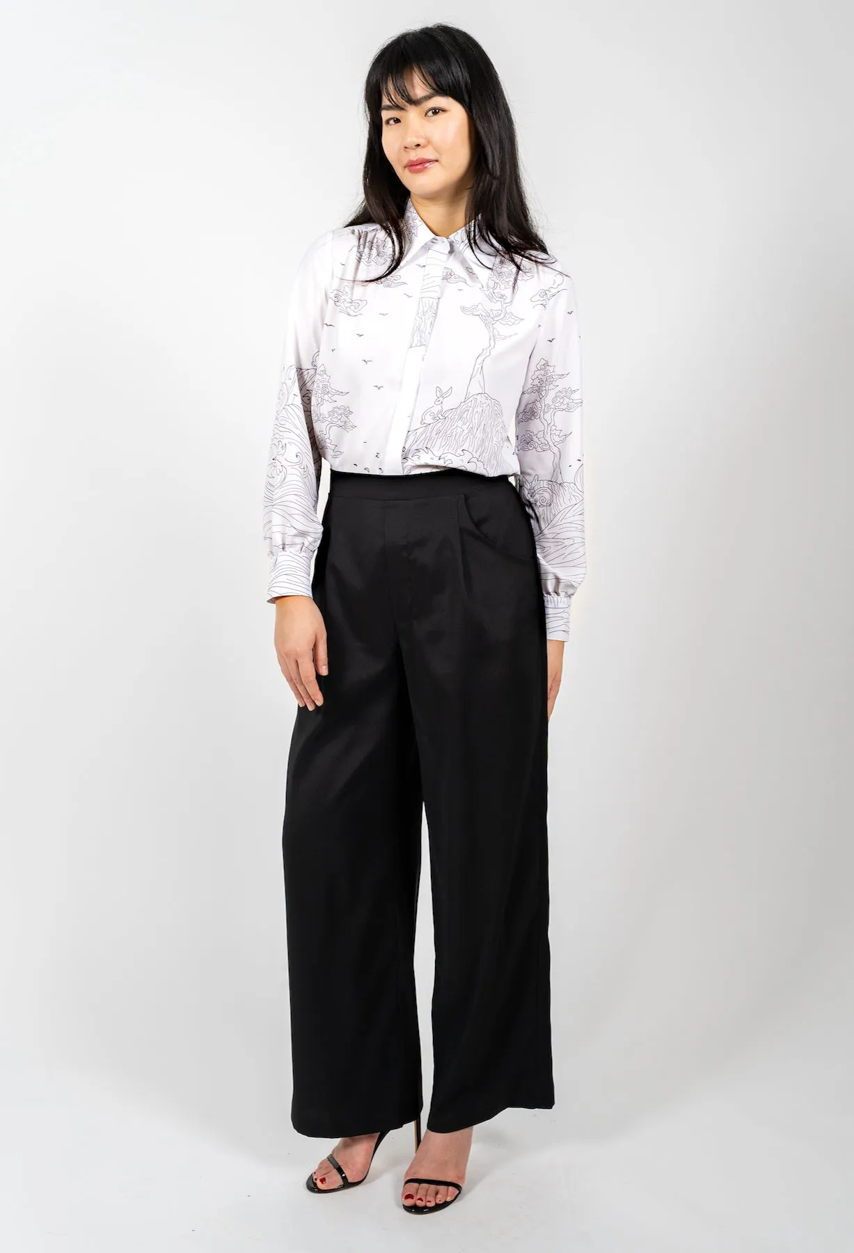 CORAZON BUTTON-DOWN BLOUSE