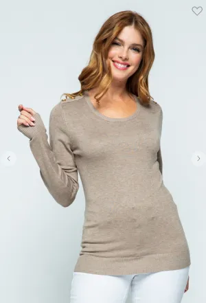 Crew Neck Knit Sweater