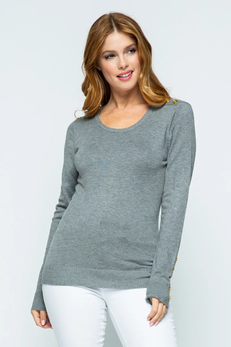 Crew Neck Knit Sweater
