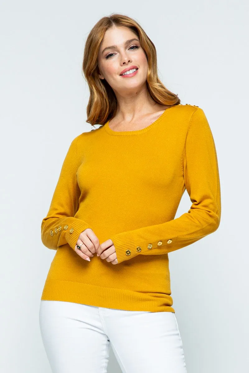 Crew Neck Knit Sweater
