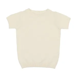 CREWNECK SWEATER SHORT SLEEVE