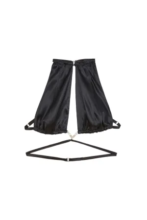 Crystal Trimmed Top  Black
