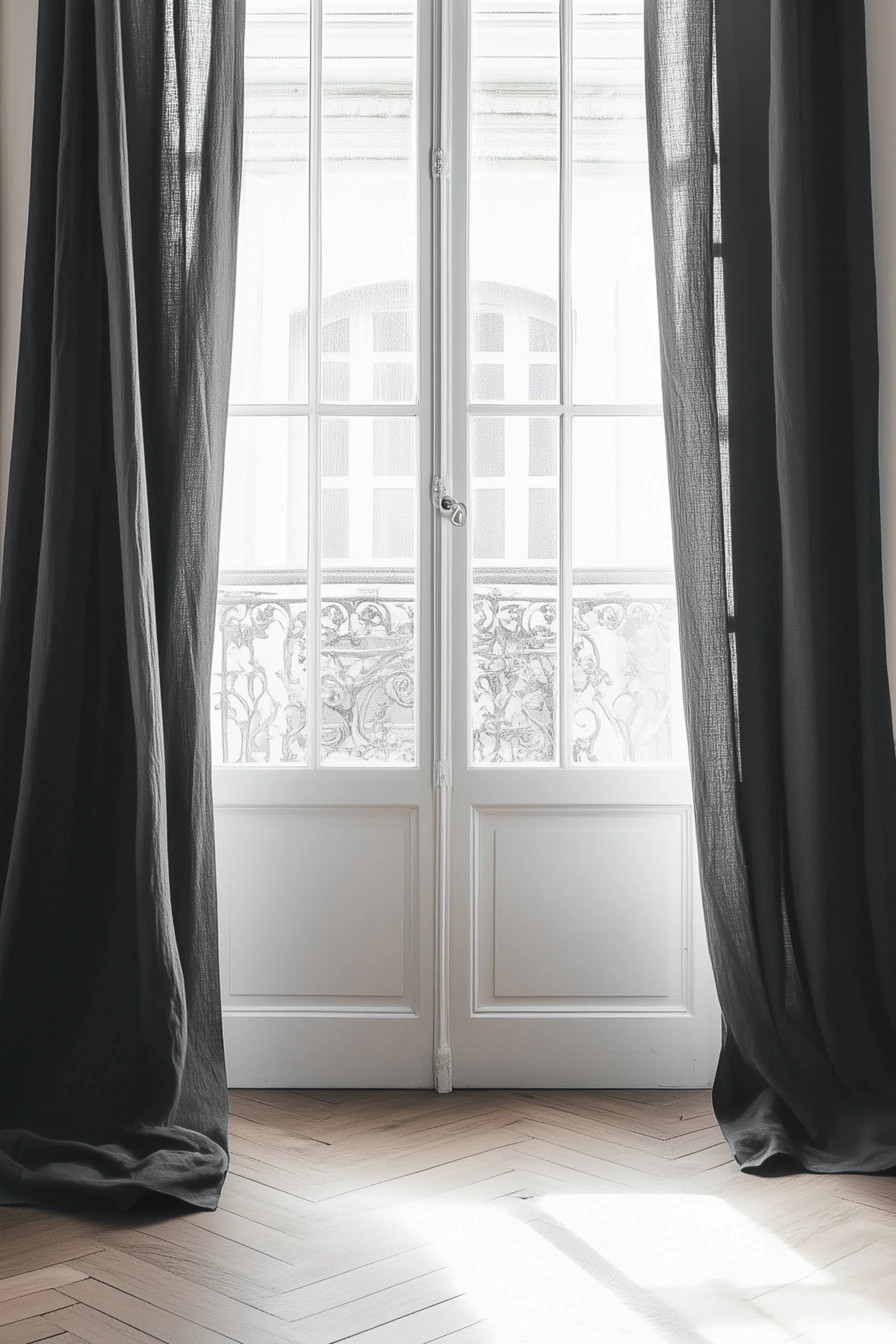 Curtain Set of 2 - Dark Gray