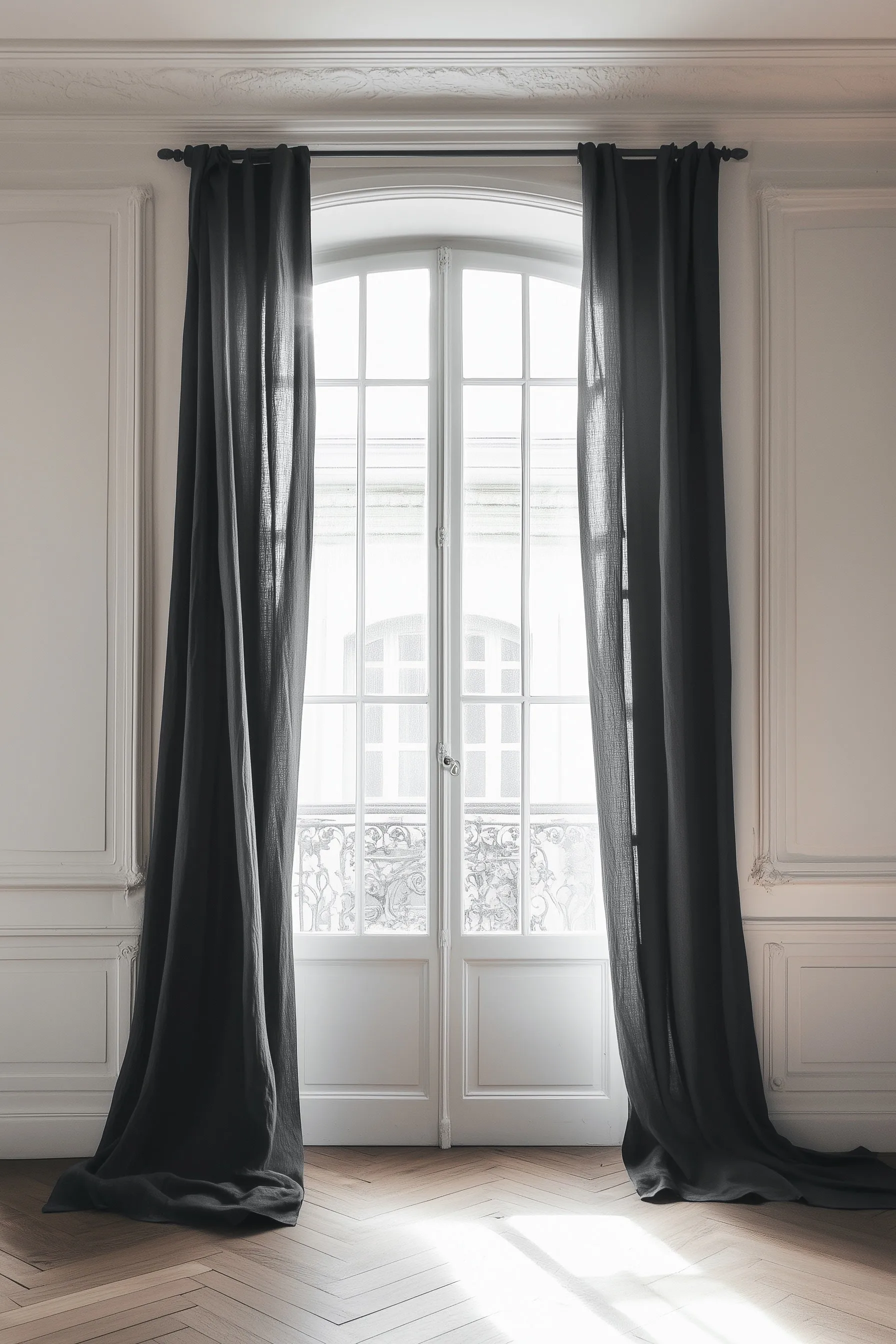 Curtain Set of 2 - Dark Gray