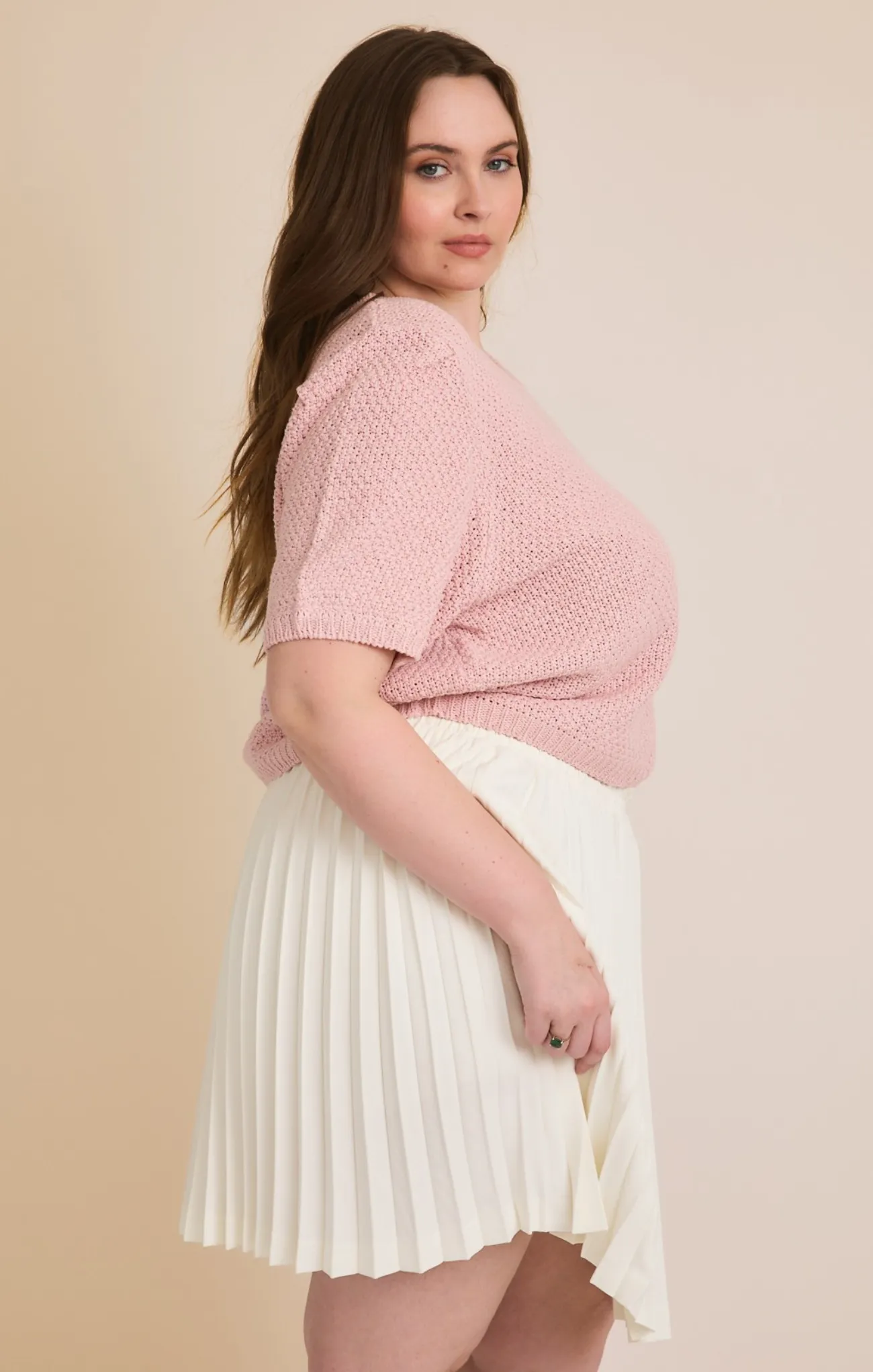 Curvy Aviana Sweater Top