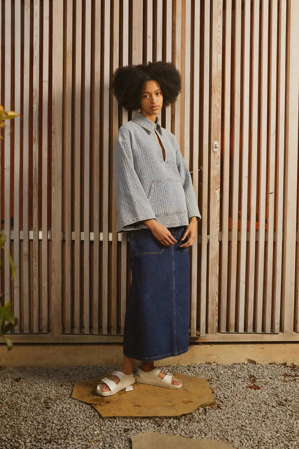 Daly Skirt in Indigo | LF Markey