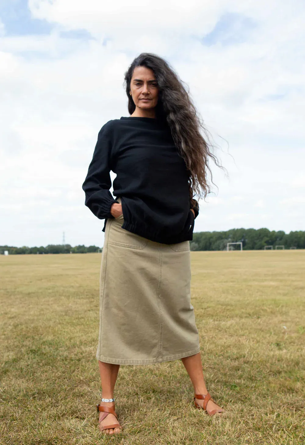 Daly Skirt in Olive | LF Markey