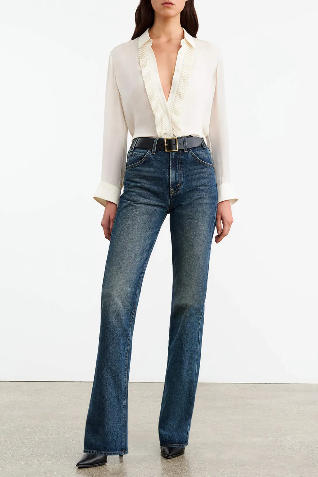 Danika Silk Shirt | Ivory