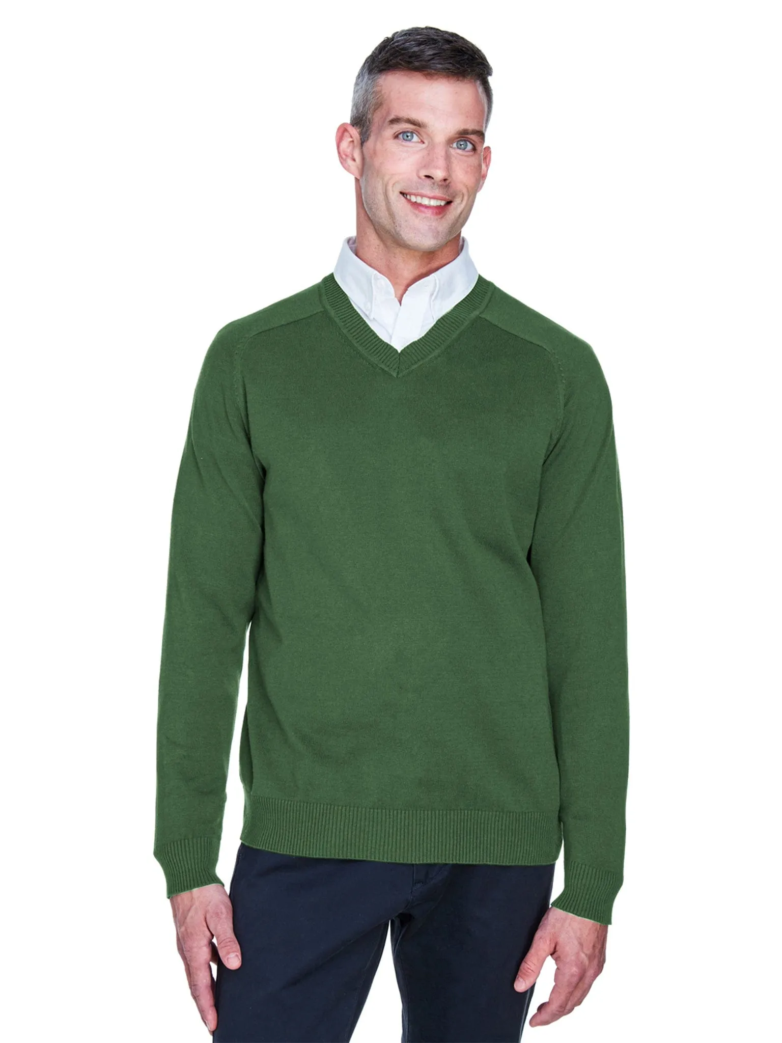 Devon & Jones Mens V-Neck Sweater