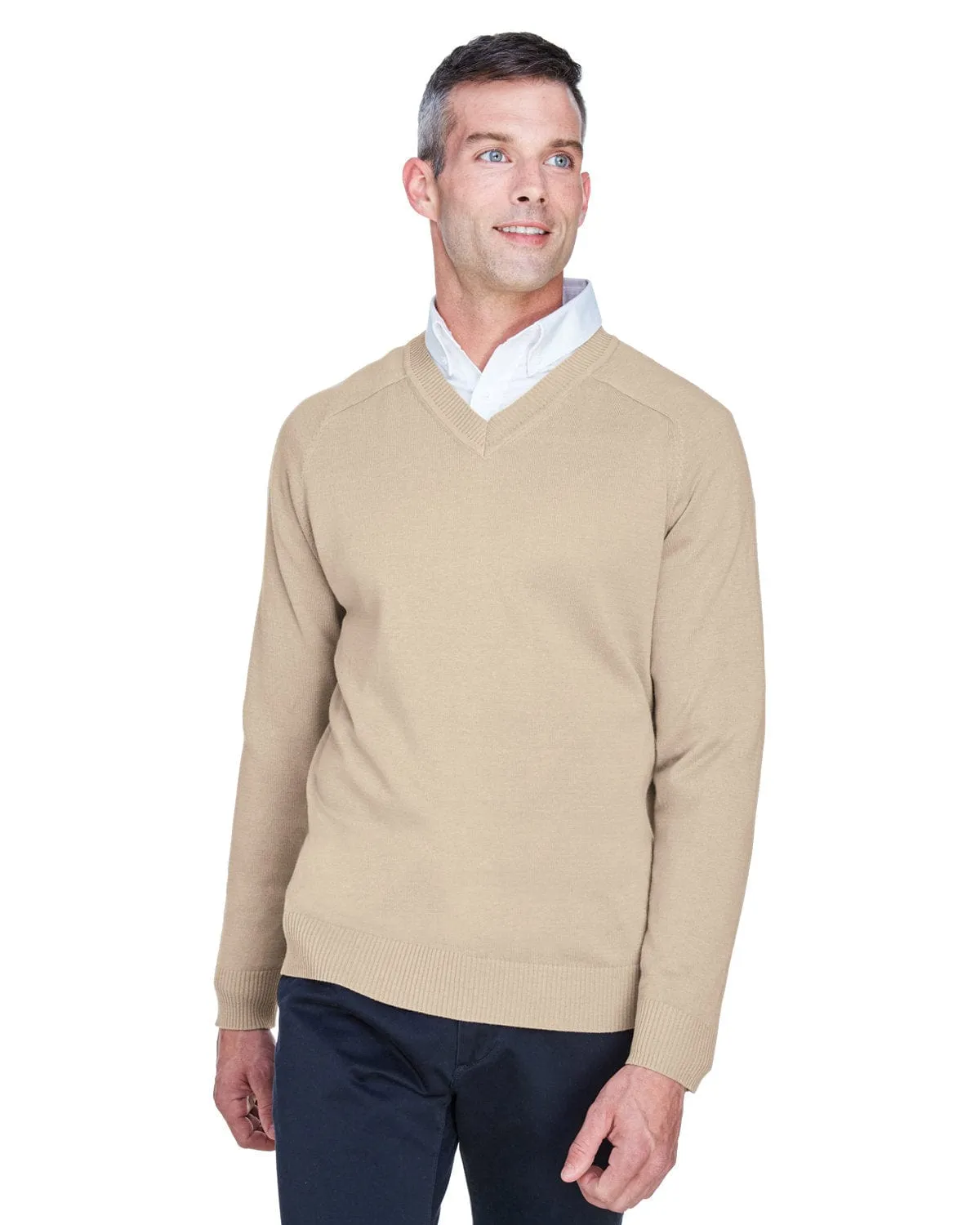 Devon & Jones Mens V-Neck Sweater