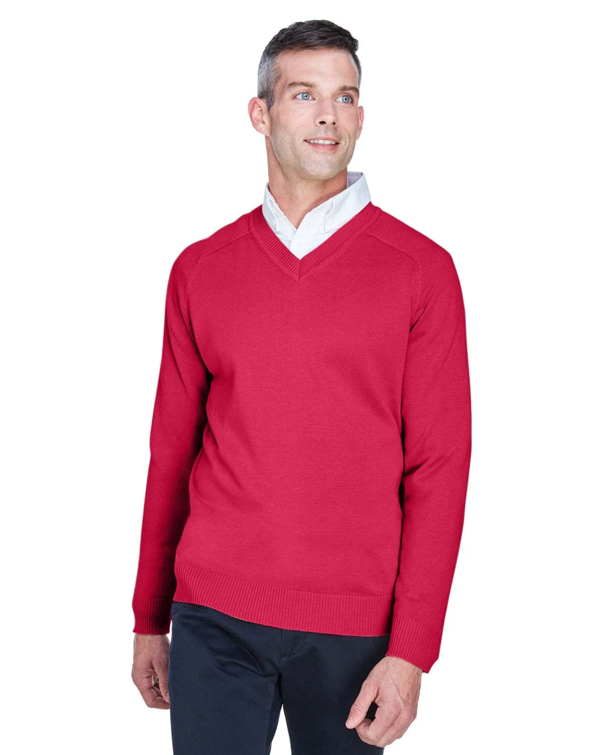 Devon & Jones Mens V-Neck Sweater