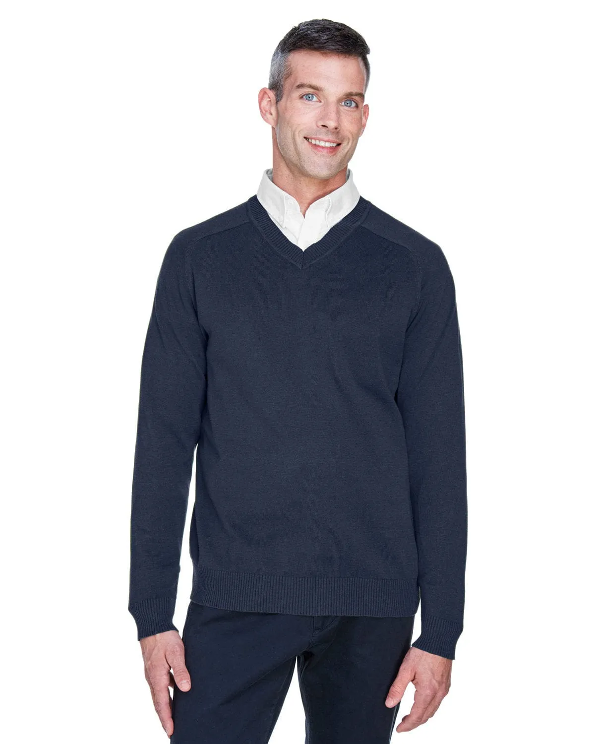 Devon & Jones Mens V-Neck Sweater