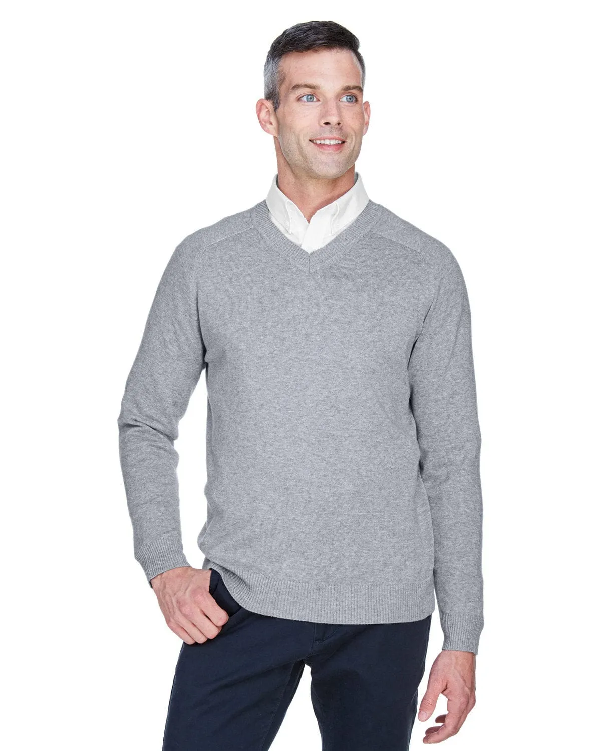 Devon & Jones Mens V-Neck Sweater