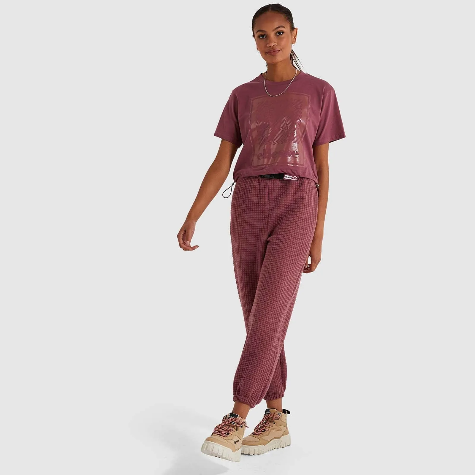 Dámske tepláky Ellesse Orangan Jog Pant tmavoružové