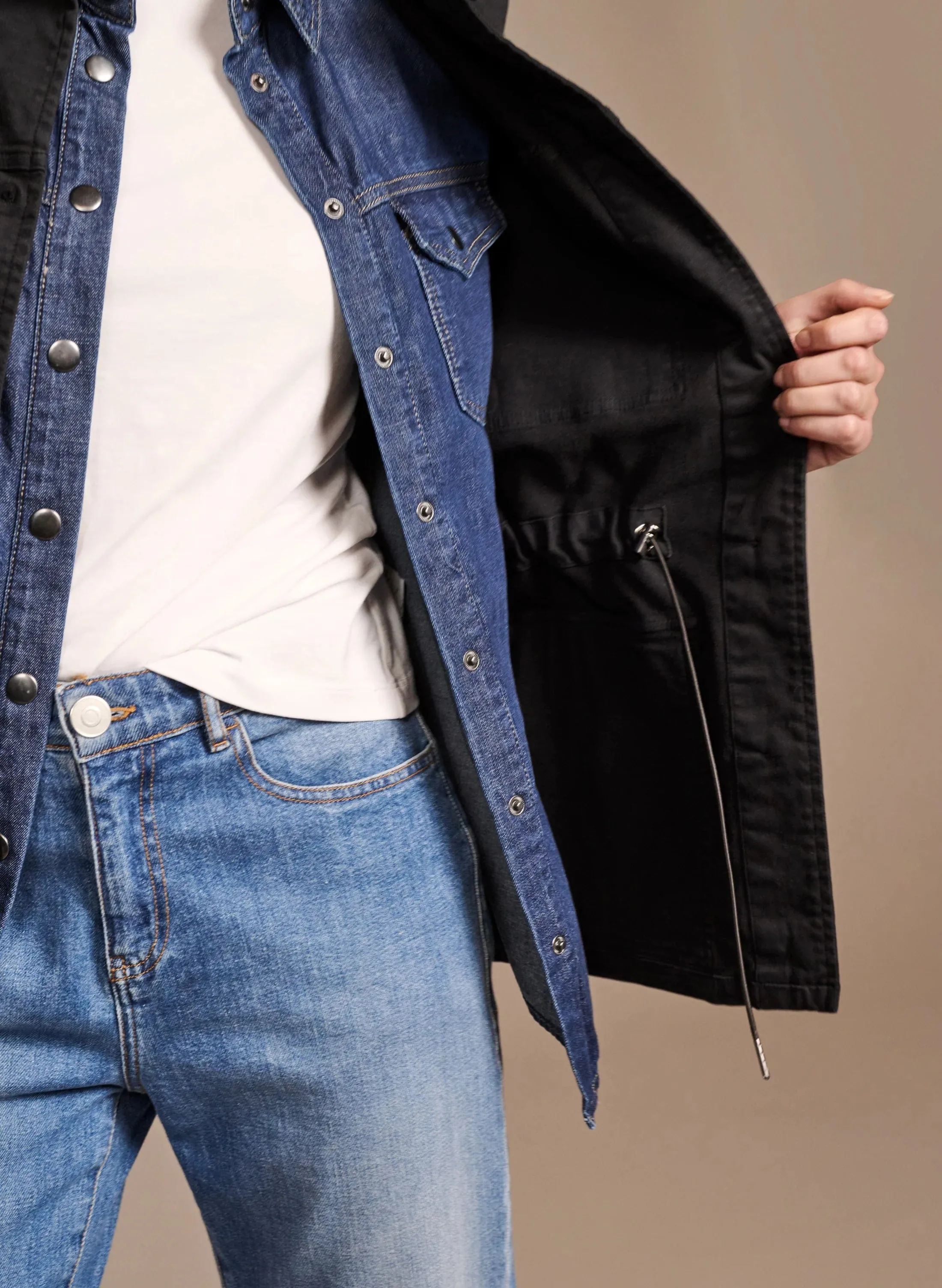 Drake Organic Cotton Utility Jacket | Black