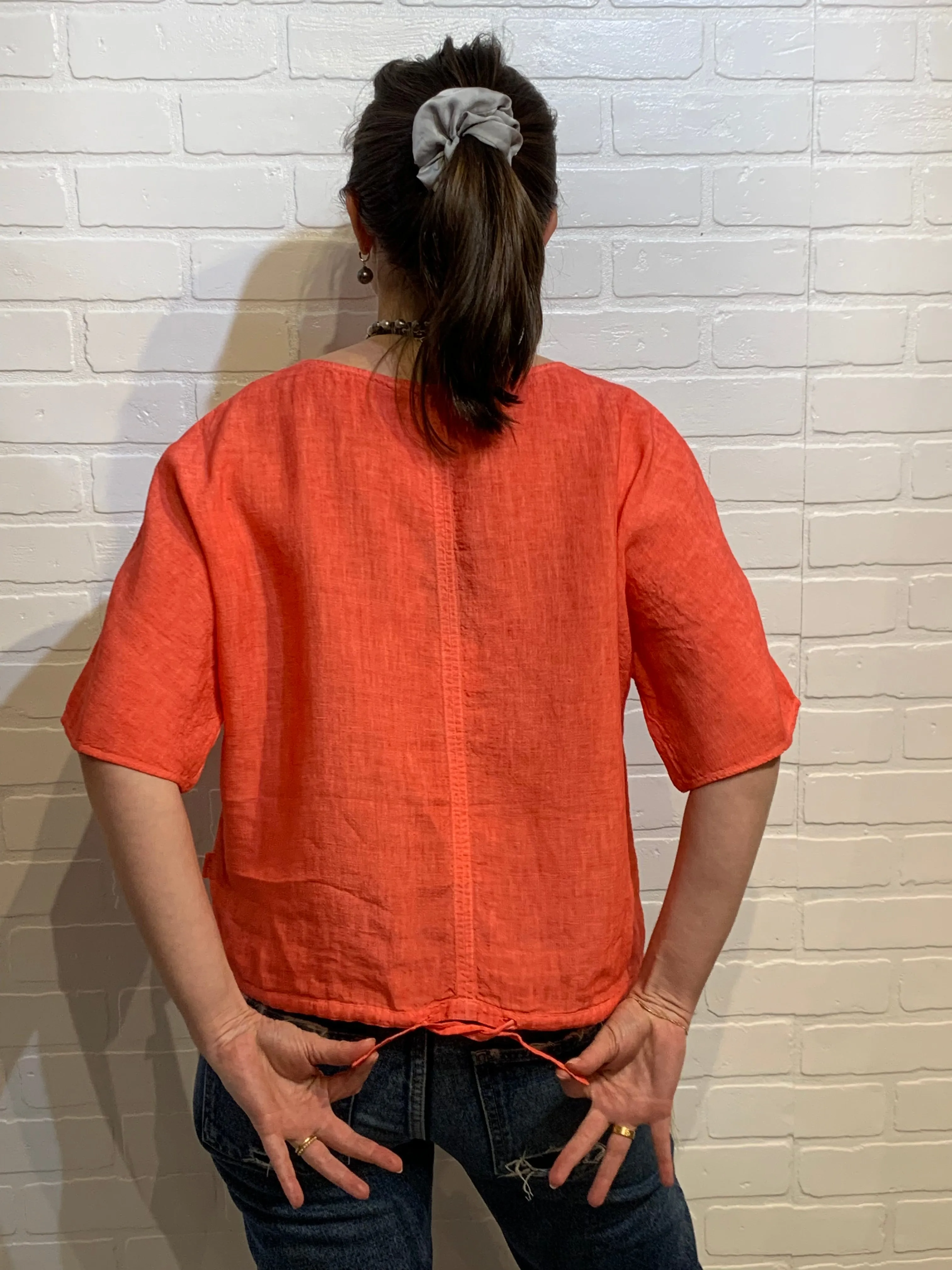 EC - Abigi Shirt | Coral