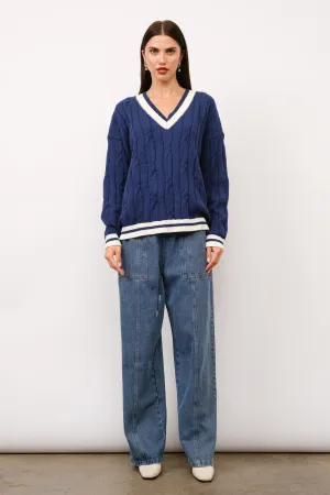 Edith Cable Knit Sweater