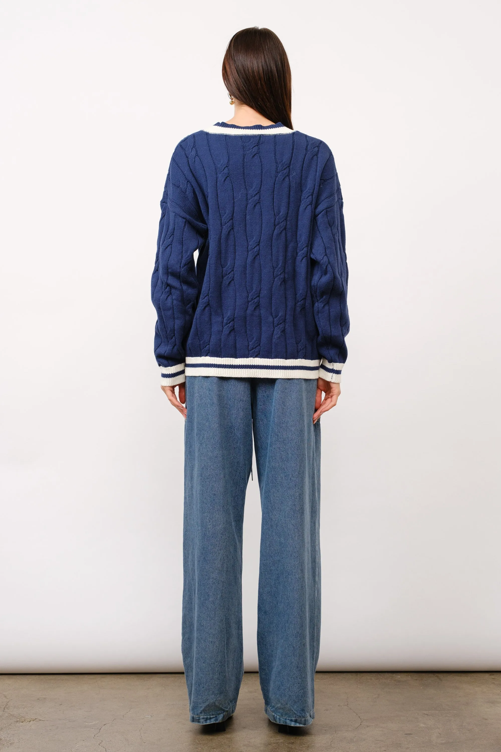 Edith Cable Knit Sweater