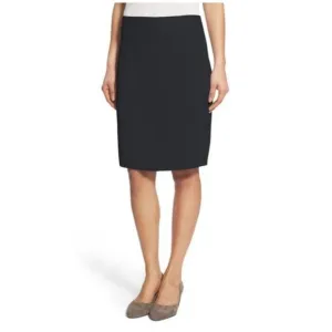 Eileen Fisher Silk Cotton Interlock Straight Pencil Skirt