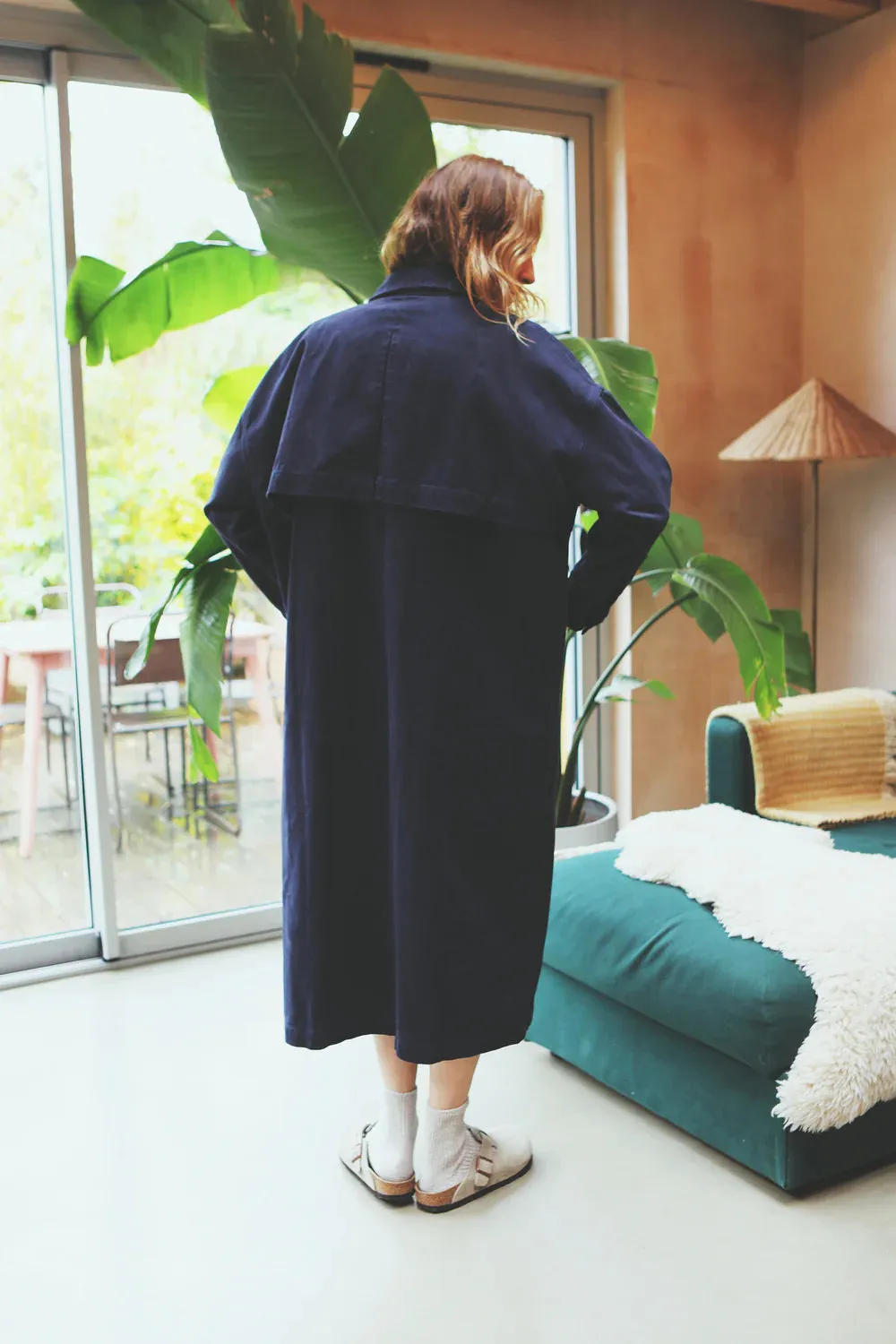 Emery Trench in Navy | LF Markey