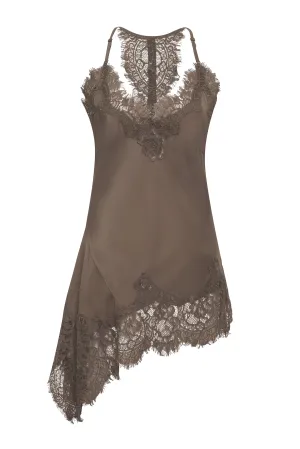 Emma V-Neck Tunic Taupe