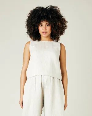 Esme Natural Linen Top