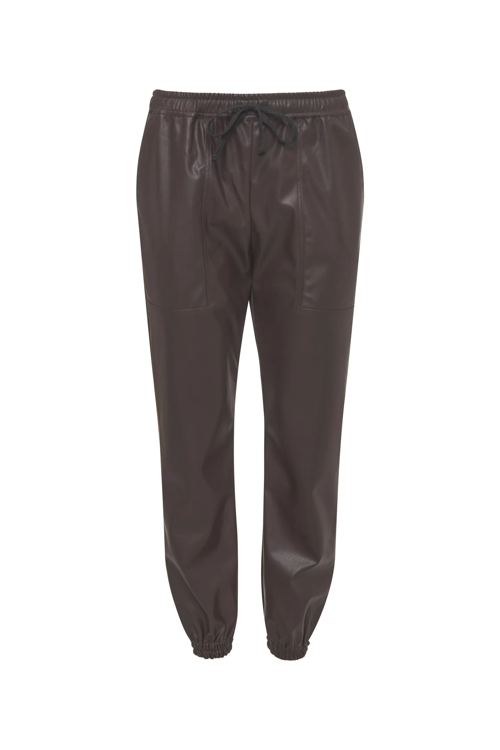 Faux Leather Jog Pant